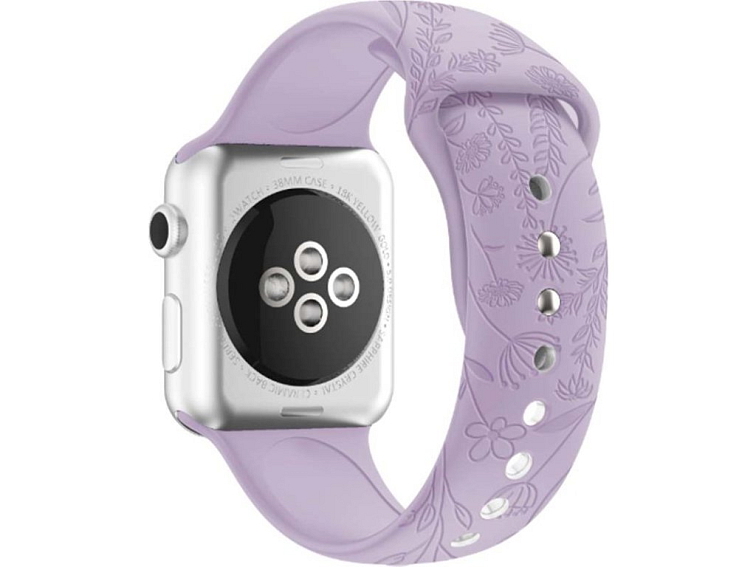 Letní řemínek pro Apple Watch - Fialová louka