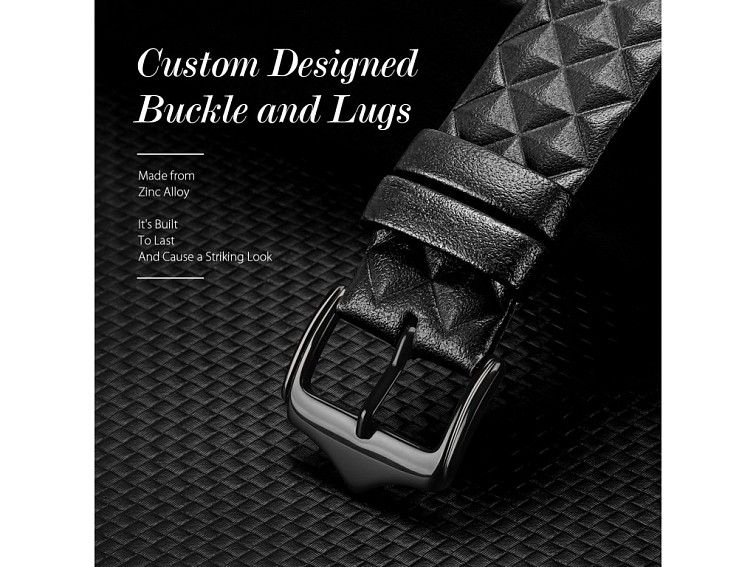 Řemínek pro Apple Watch 44mm / 45mm / 46mm / 49mm - DuxDucis, England Black