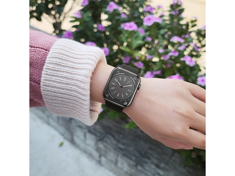 Řemínek pro Apple Watch 44mm / 45mm / 46mm / 49mm - Hoco, WA15 Flexible Black