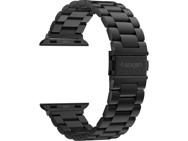 Kovový řemínek pro Apple Watch 44mm / 45mm / 46mm / 49mm - Spigen, Modern Fit Black 062MP25403