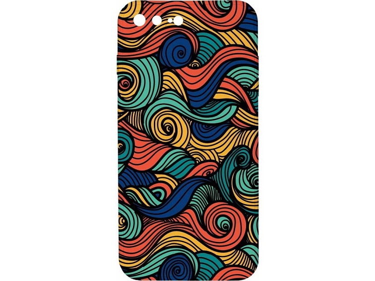 Kryt Barevné vlny pro iPhone 7/8 Plus
