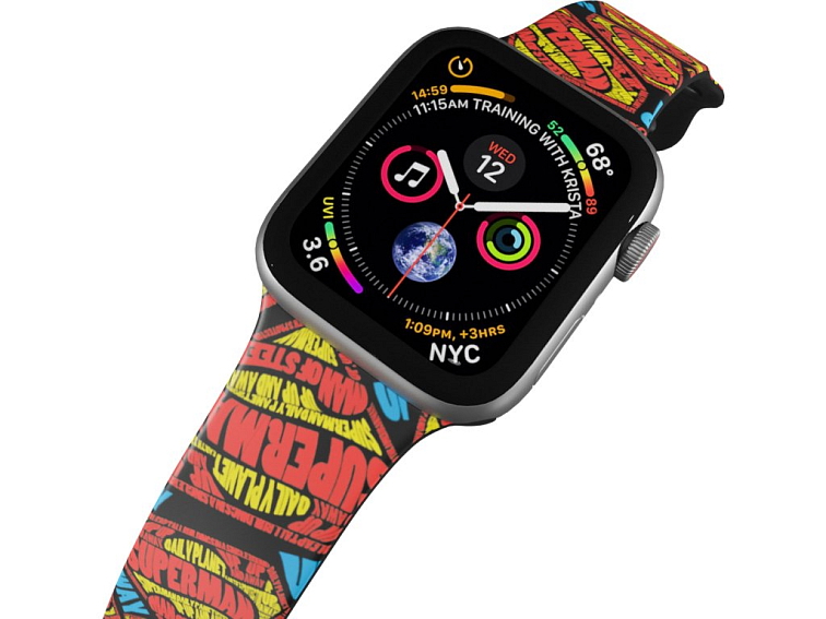 Apple watch řemínek Superman - Nápisy