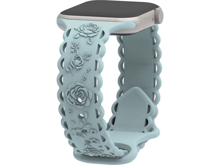 Perforované růže řemínek pro Apple Watch 42/44/45/46/49mm