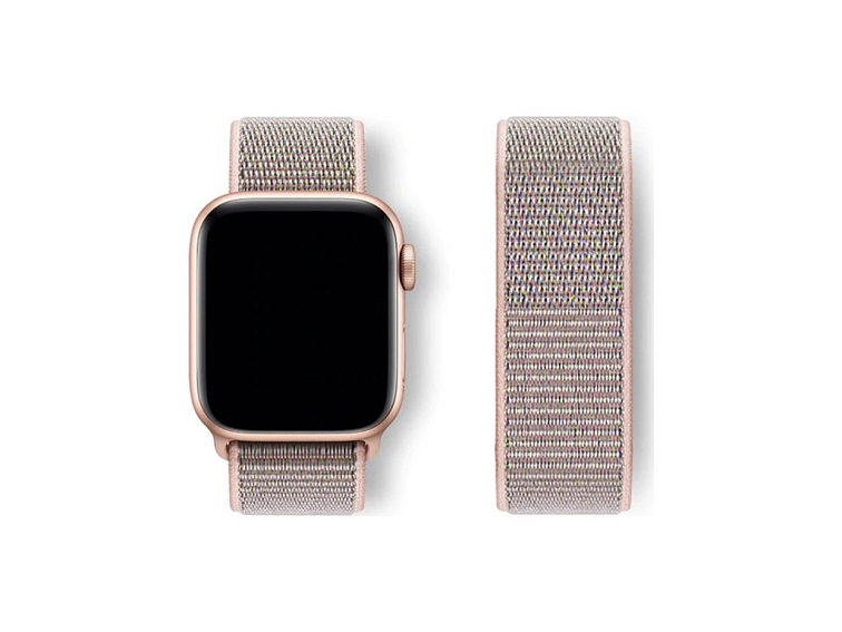 Nylonový řemínek na Apple Watch - Pink sand
