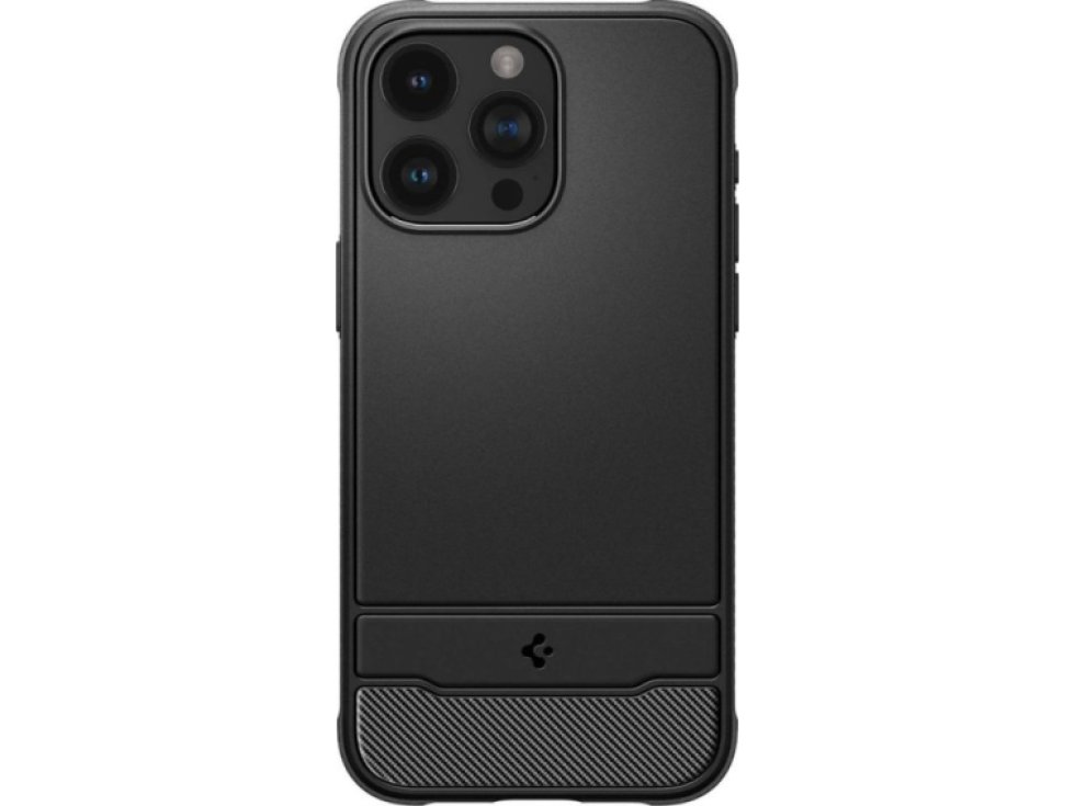 Ochranný kryt na iPhone 15 Pro MAX - Spigen, Rugged Armor MagSafe Black