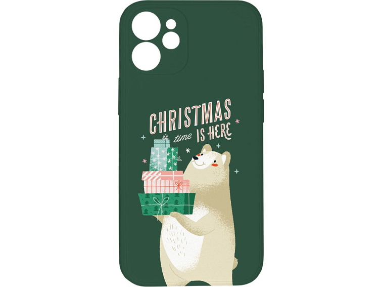 Kryt Vánoce jsou tady zelený pro iPhone 12 Mini