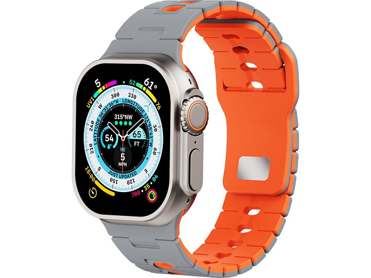Perforovaný dvojbarevný řemínek pro Apple Watch 38/40/41/42(S10)mm