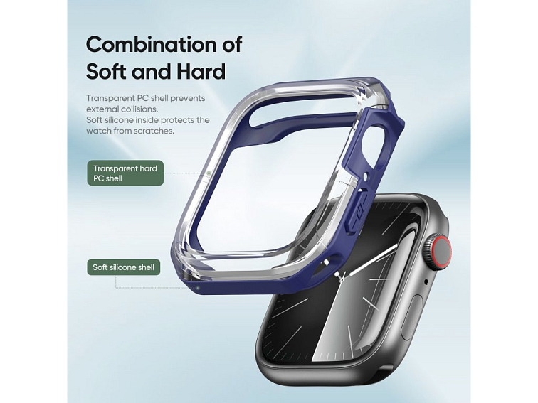 Ochranný kryt na Apple Watch 40mm - DuxDucis, Tamo Blue