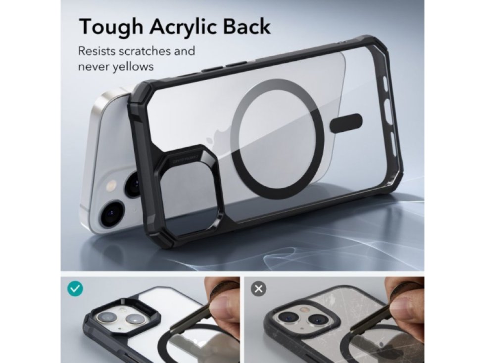 Ochranný kryt pro iPhone 14 Pro - ESR, Air Armor HaloLock Clear Black