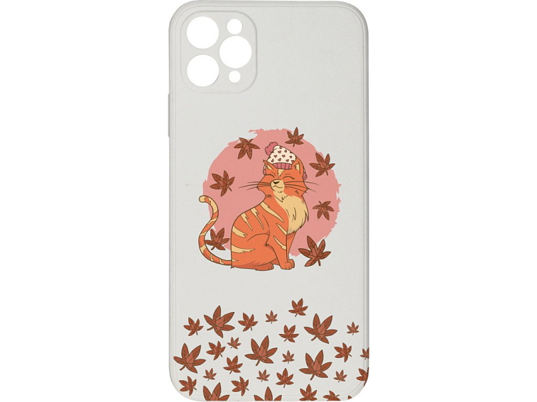 Kryt Kočka v listí pro iPhone 11 Pro Max