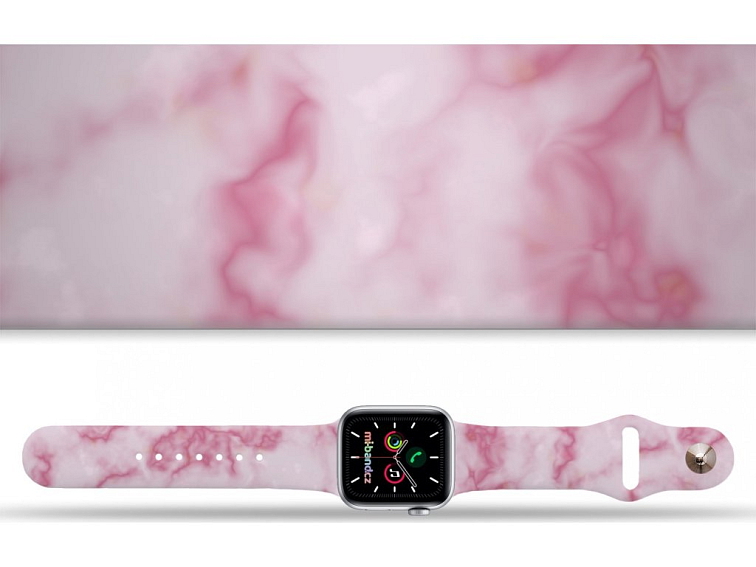 Apple watch řemínek Růžový mramor