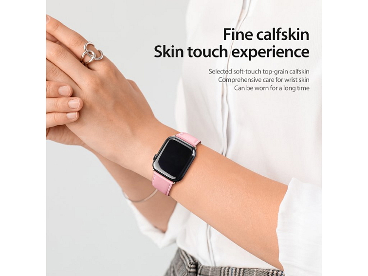 Řemínek na Apple Watch 44mm / 45mm / 46mm / 49mm - DuxDucis, YA Pink