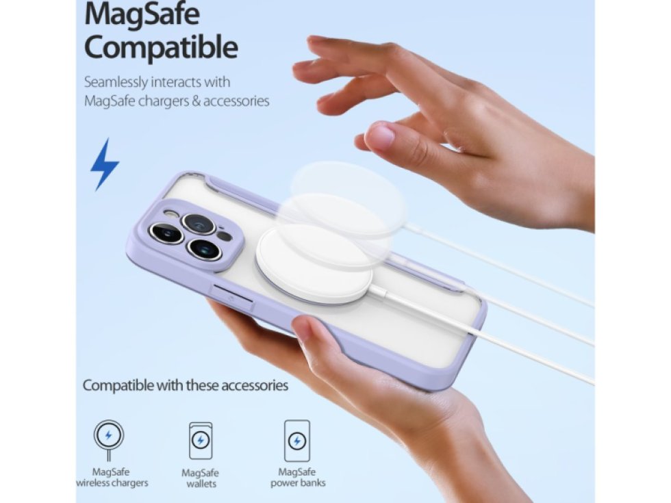 Ochranné pouzdro pro iPhone 14 Pro MAX - DuxDucis, SkinX Pro with MagSafe Purple