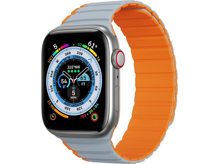 Řemínek na Apple Watch 38mm / 40mm / 41mm / 42mm - DuxDucis, LD GreyOrange