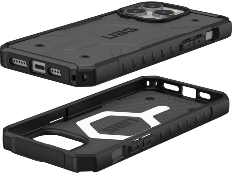 Ochranný kryt na iPhone 15 Pro MAX - UAG, Pathfinder MagSafe Silver