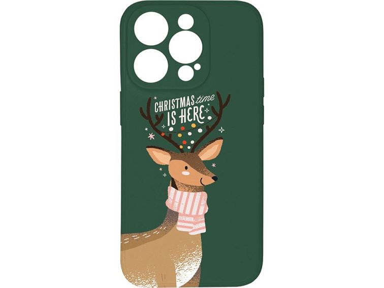 Kryt Vánoční sobice pro iPhone 15 Pro