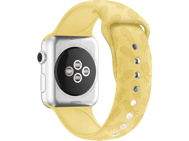 Letní řemínek pro Apple Watch - Žlutý ananas