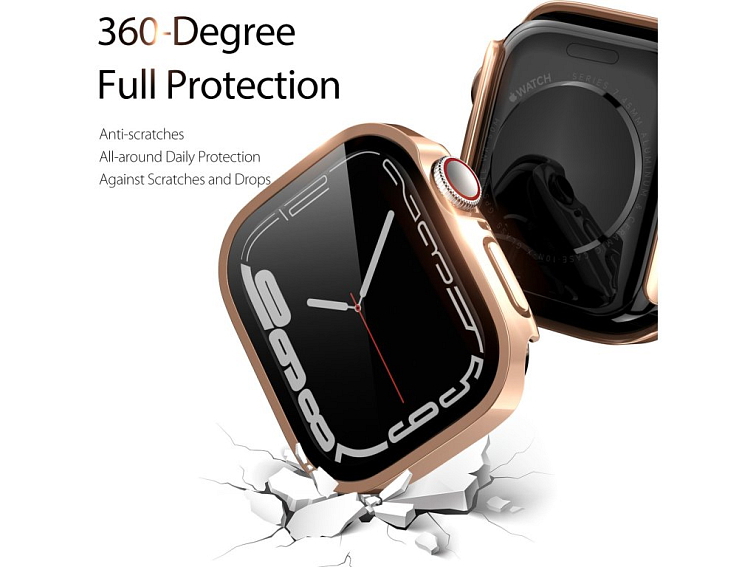 Pouzdro / kryt pro Apple Watch 40mm - DuxDucis, Hamo Rose Gold