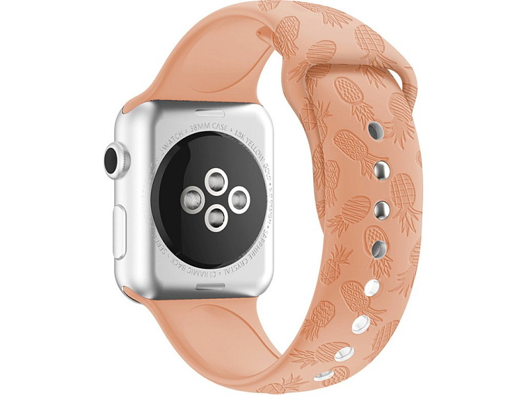 Letní řemínek pro Apple Watch - Oranžový ananas