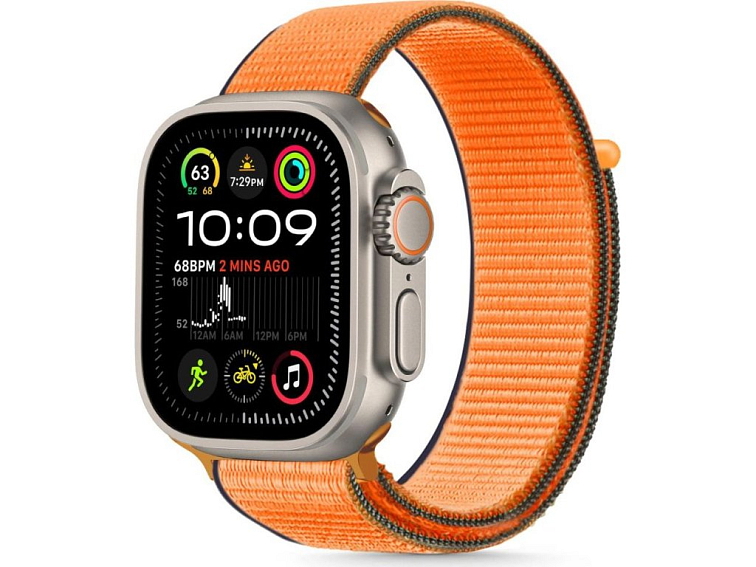 Řemínek pro Apple Watch 44mm / 45mm / 46mm / 49mm - Tech-Protect, Nylon Kumquat