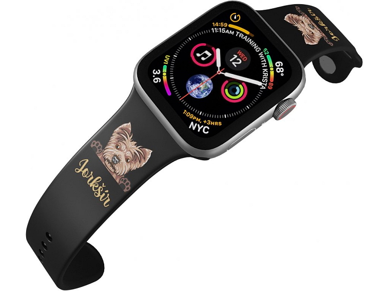 Apple watch řemínek Jorkšírský teriér