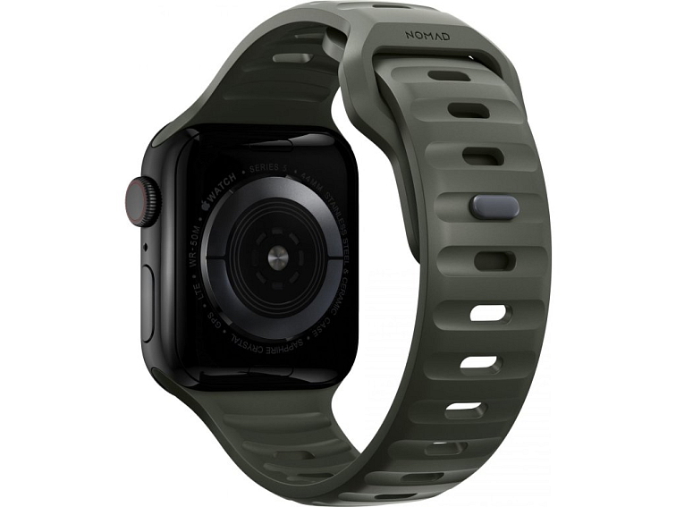 Řemínek pro Apple Watch 44mm / 45mm / 46mm / 49mm - Nomad, Sport Strap Green