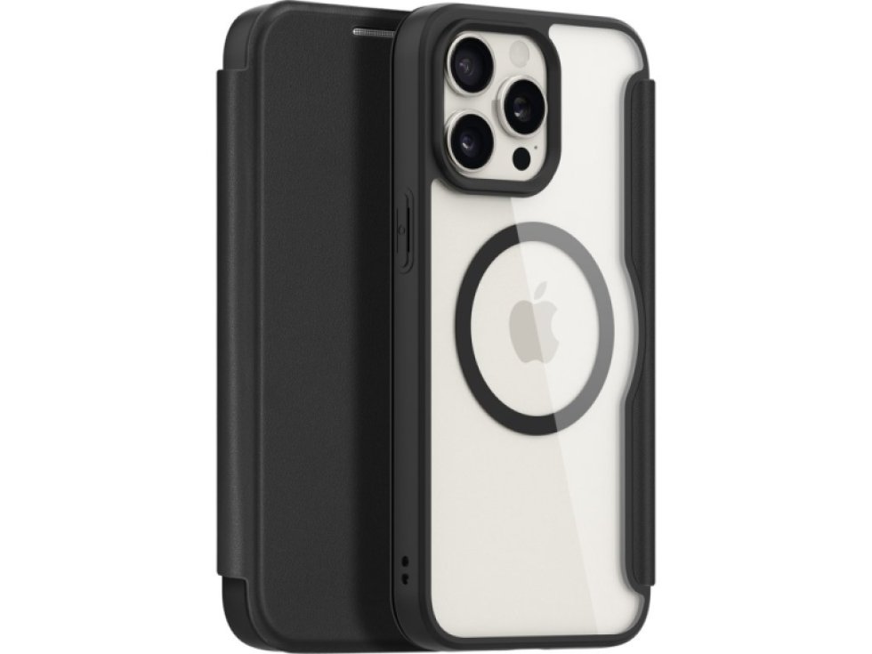 Ochranné pouzdro na iPhone 15 Pro MAX - DuxDucis, SkinX Pro with MagSafe Black
