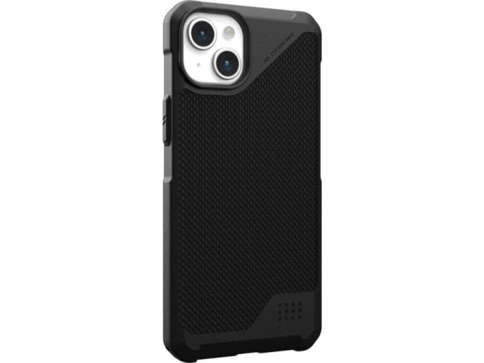 Ochranný kryt na iPhone 15 PLUS - UAG, Metropolis LT MagSafe Kevlar Black