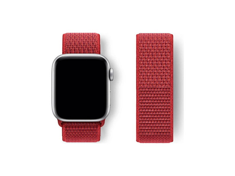 Nylonový řemínek na Apple Watch - Červený