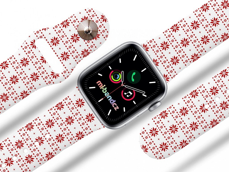 Apple watch řemínek Malované vločky