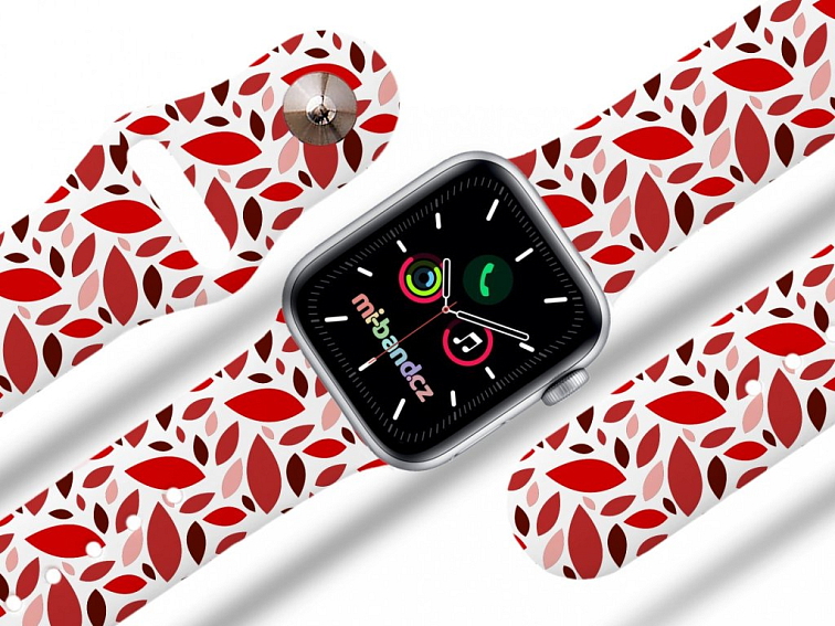 Apple watch řemínek Červené listy
