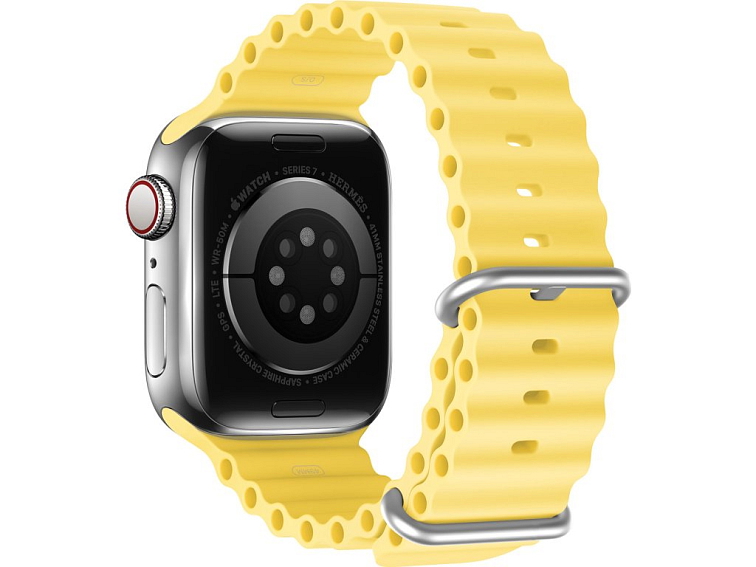 Řemínek pro Apple Watch 44mm / 45mm / 46mm / 49mm - DuxDucis, OceanWave Yellow