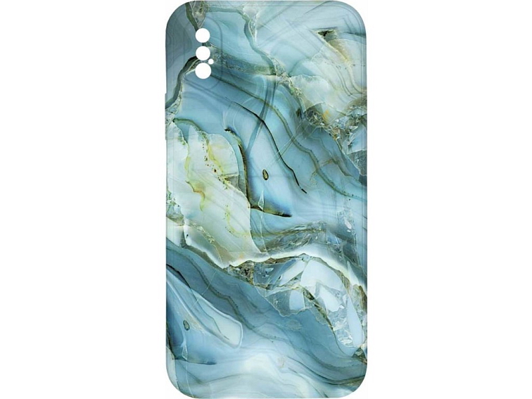 Kryt Modro šedý mramor pro iPhone X/XS