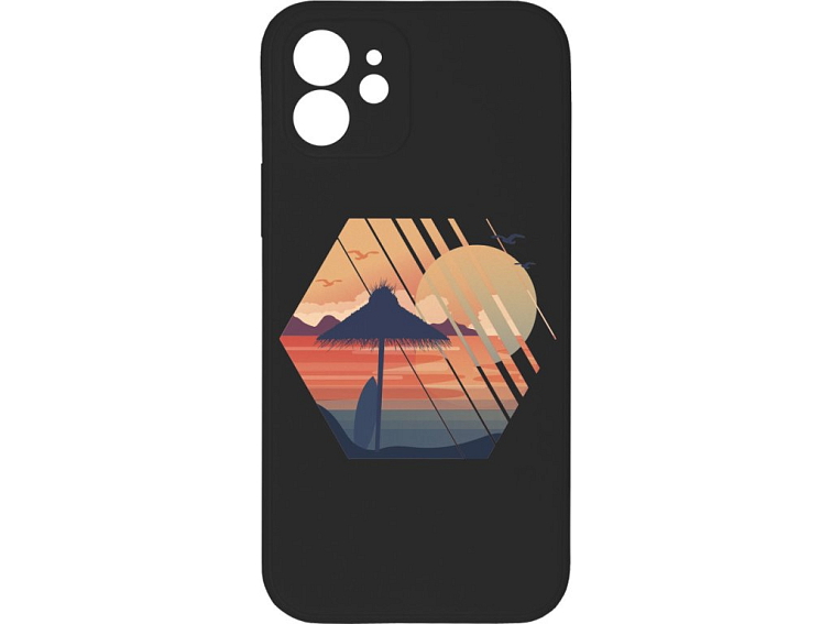 Kryt Západ slunce černý pro iPhone 12