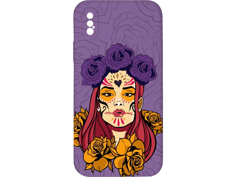 Kryt Lebka s květy 2 pro iPhone X/XS