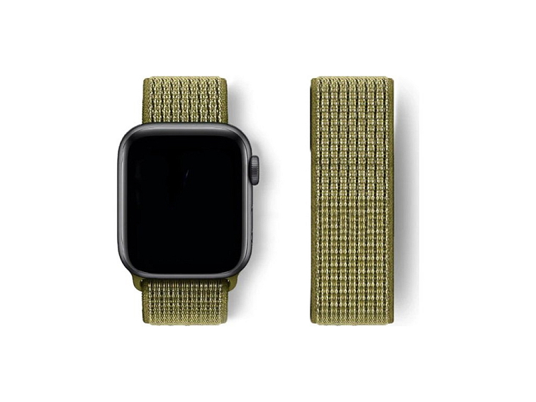 Nylonový řemínek na Apple Watch - Olivový