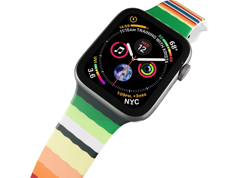 Apple watch řemínek Retro pruhy