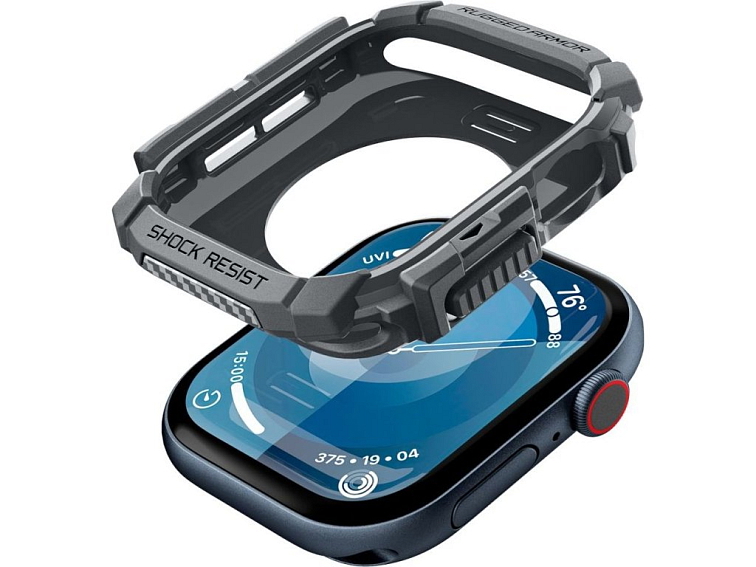 Pouzdro / kryt pro Apple Watch 46mm - Spigen, Tough Armor Gray