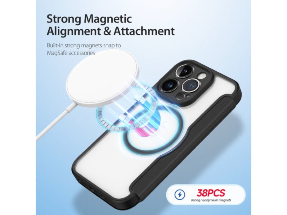 Ochranné pouzdro pro iPhone 14 Pro - DuxDucis, SkinX Pro with MagSafe Black