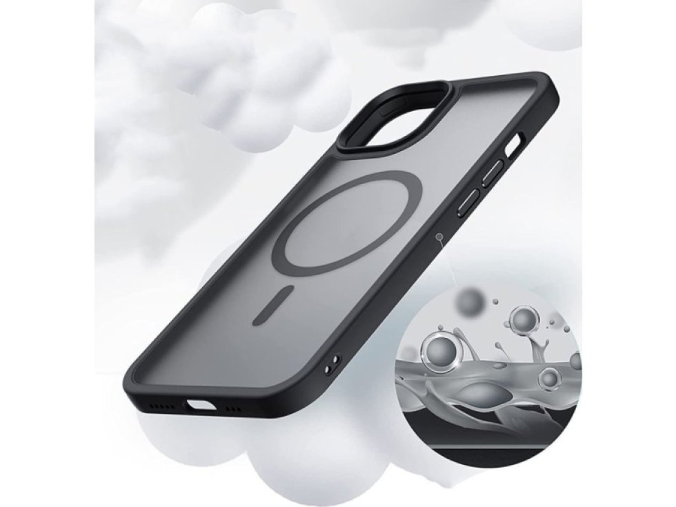 Ochranný kryt pro iPhone 14 Pro MAX - Tech-Protect, Magmat MagSafe Matte Black