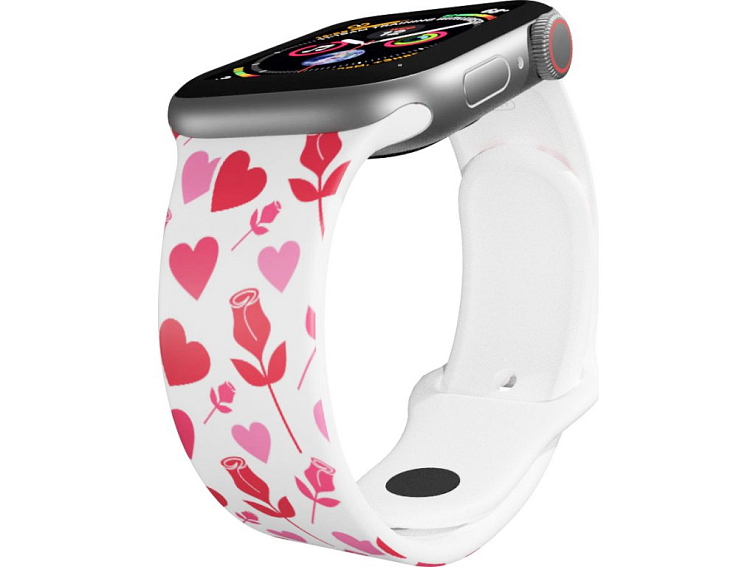Apple watch řemínek Srdce a růže