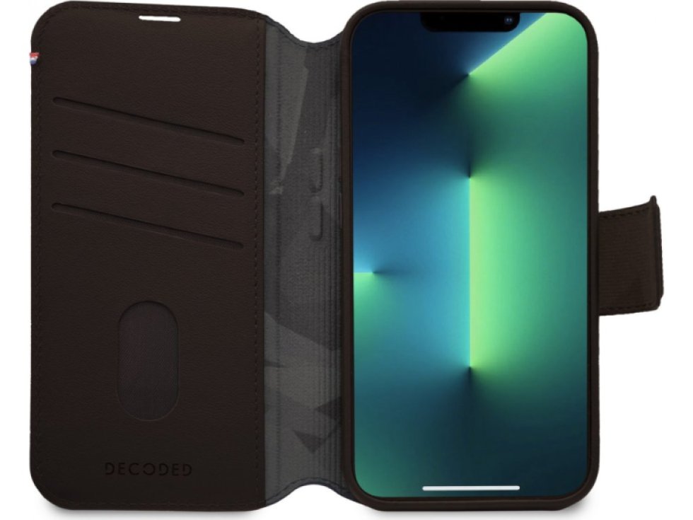Ochranné pouzdro na iPhone 14 Pro - Decoded, 2in1 Detachable Wallet Brown
