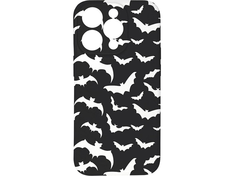 Kryt Netopýři černý pro iPhone 15 Pro