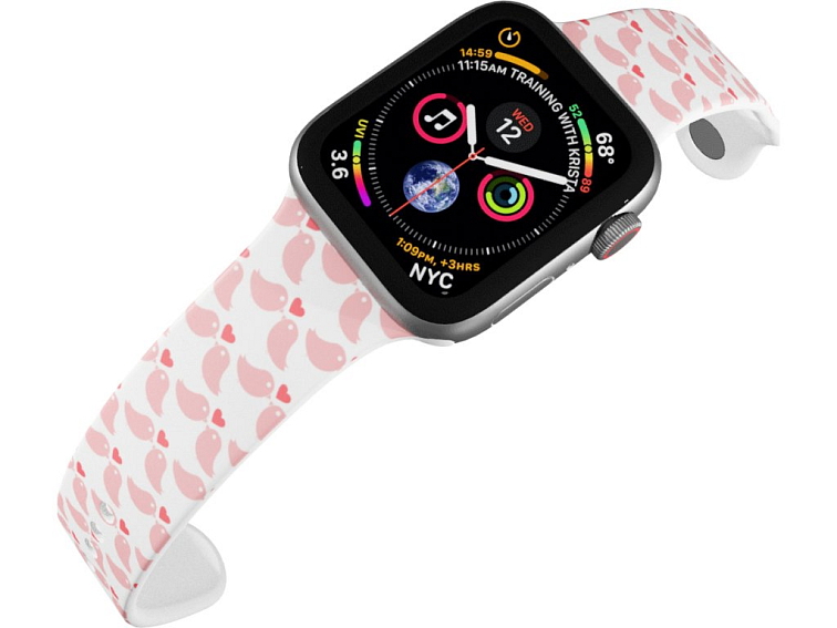 Apple watch řemínek Ptáčci se srdíčkem