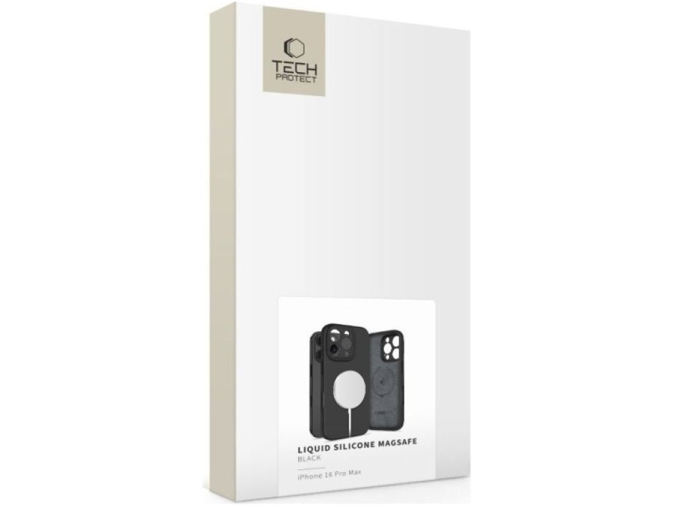 Ochranný kryt na iPhone 16 Pro MAX - Tech-Protect, Liquid MagSafe Black