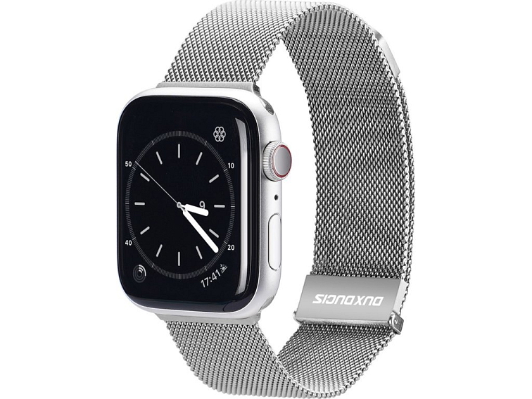 DuxDucis Řemínek pro Apple Watch 44mm / 45mm / 46mm / 49mm - DuxDucis, Milanese Silver