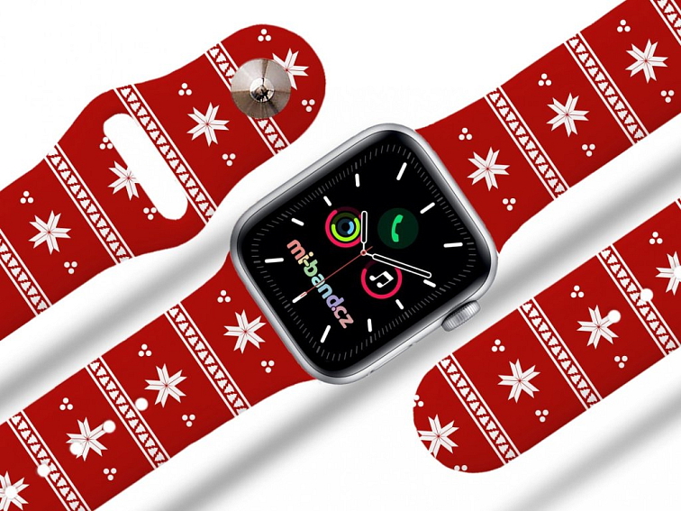 Apple watch řemínek Vánoční motiv