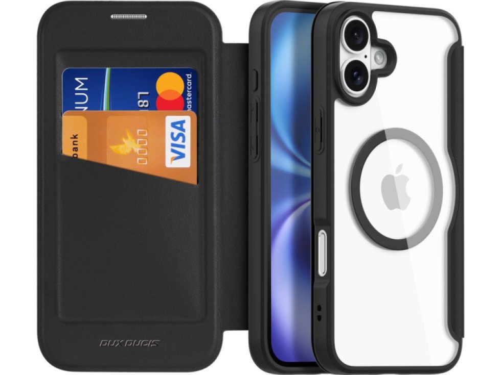 Ochranné pouzdro na iPhone 16 PLUS - DuxDucis, SkinX Pro with MagSafe Black