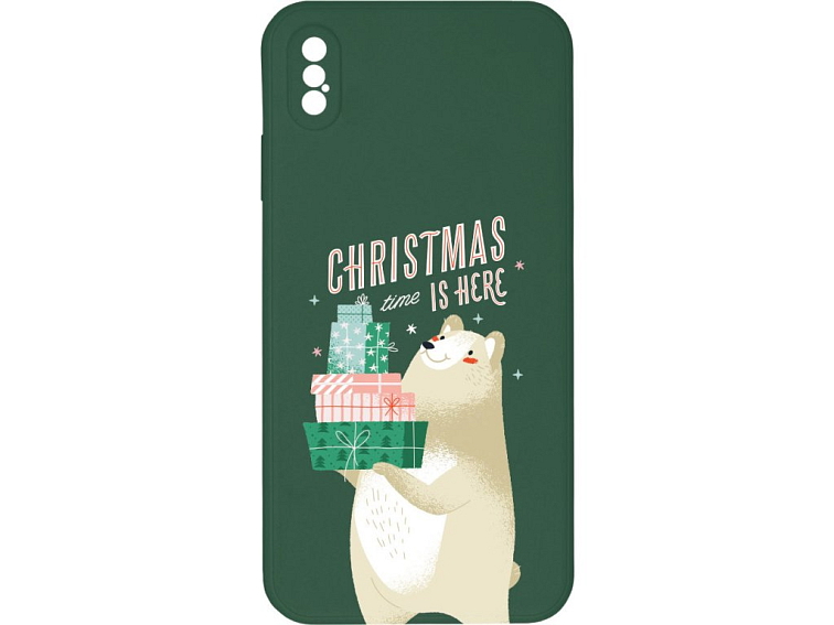 Kryt Vánoce jsou tady zelený pro iPhone XS Max