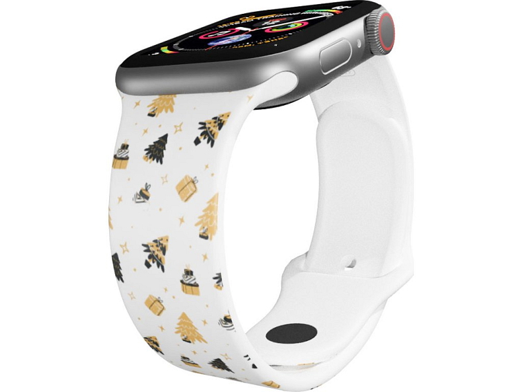 Apple watch řemínek Vánoční stromky s dárky
